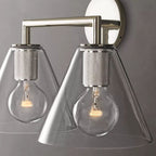 Utilitaire Funnel Shade Double Wall Sconce
