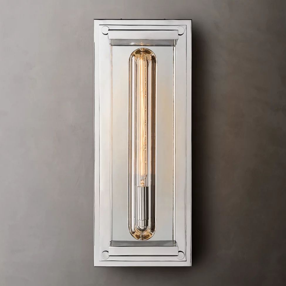 Savile Crystal Block Grand Square Wall Sconce