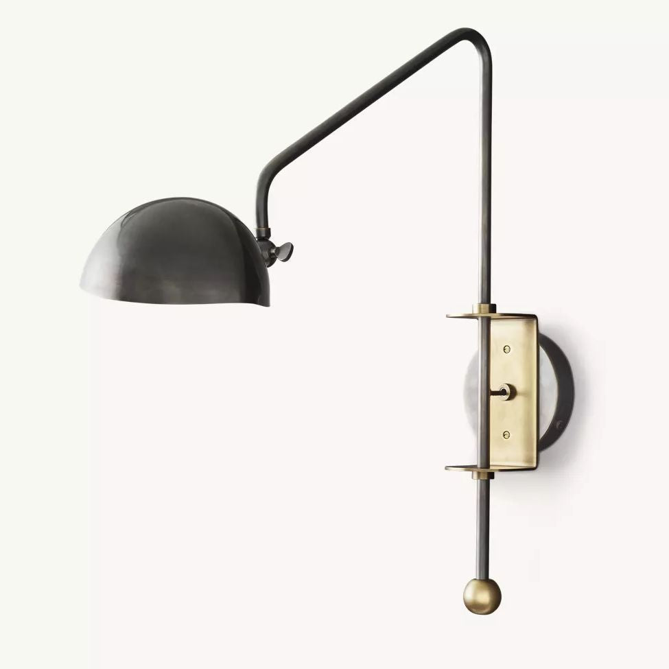 Convessi Sculpted Flow Task Wall Sconce