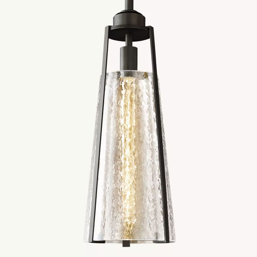 Arpege Glacial Funnel Pendant Light