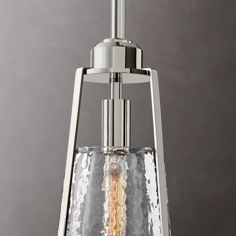 Arpege Glacial Funnel Pendant Light