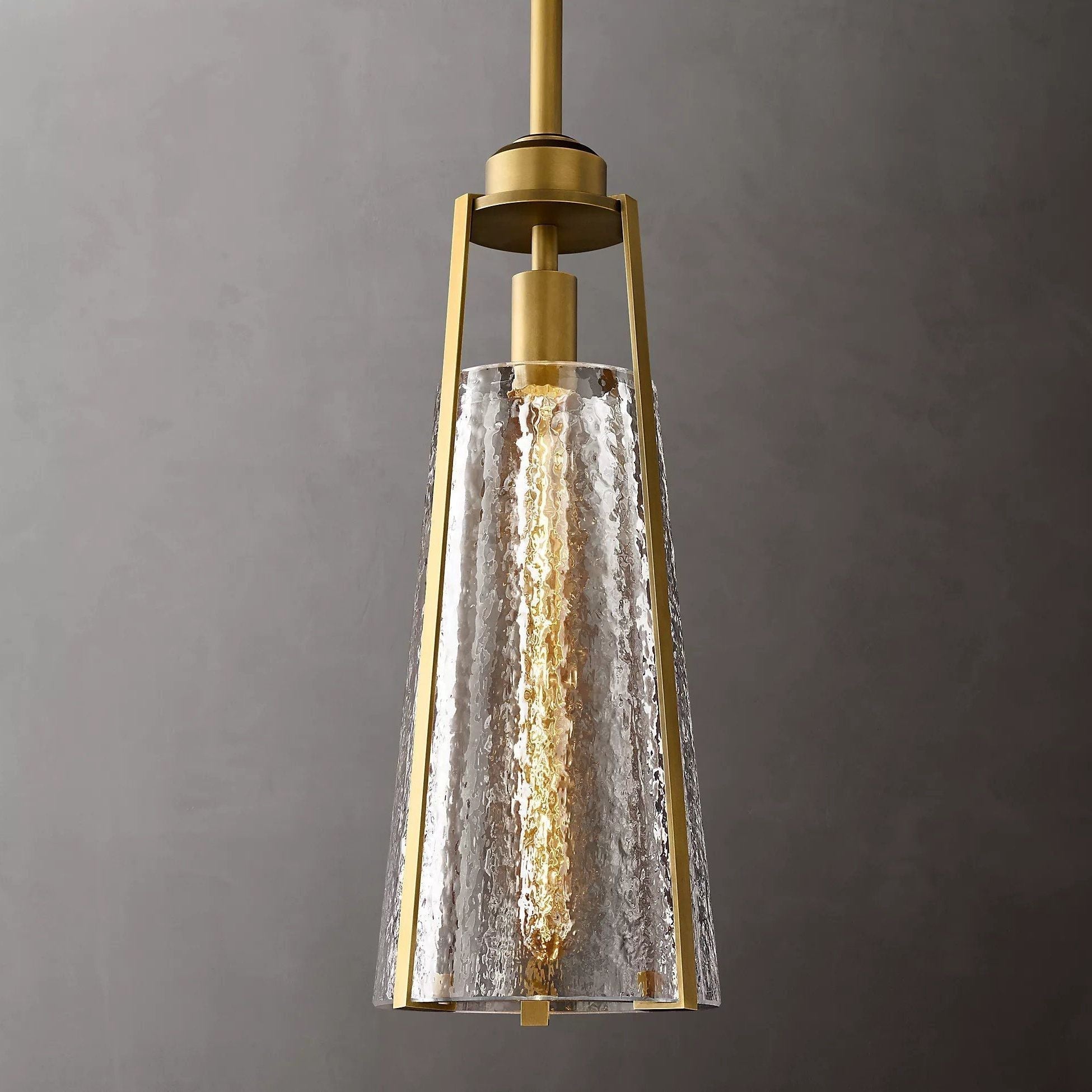 Arpege Glacial Funnel Pendant Light