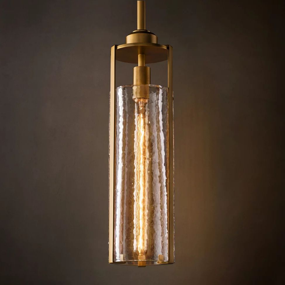 Arpege Glacial Cylinder Pendant Light