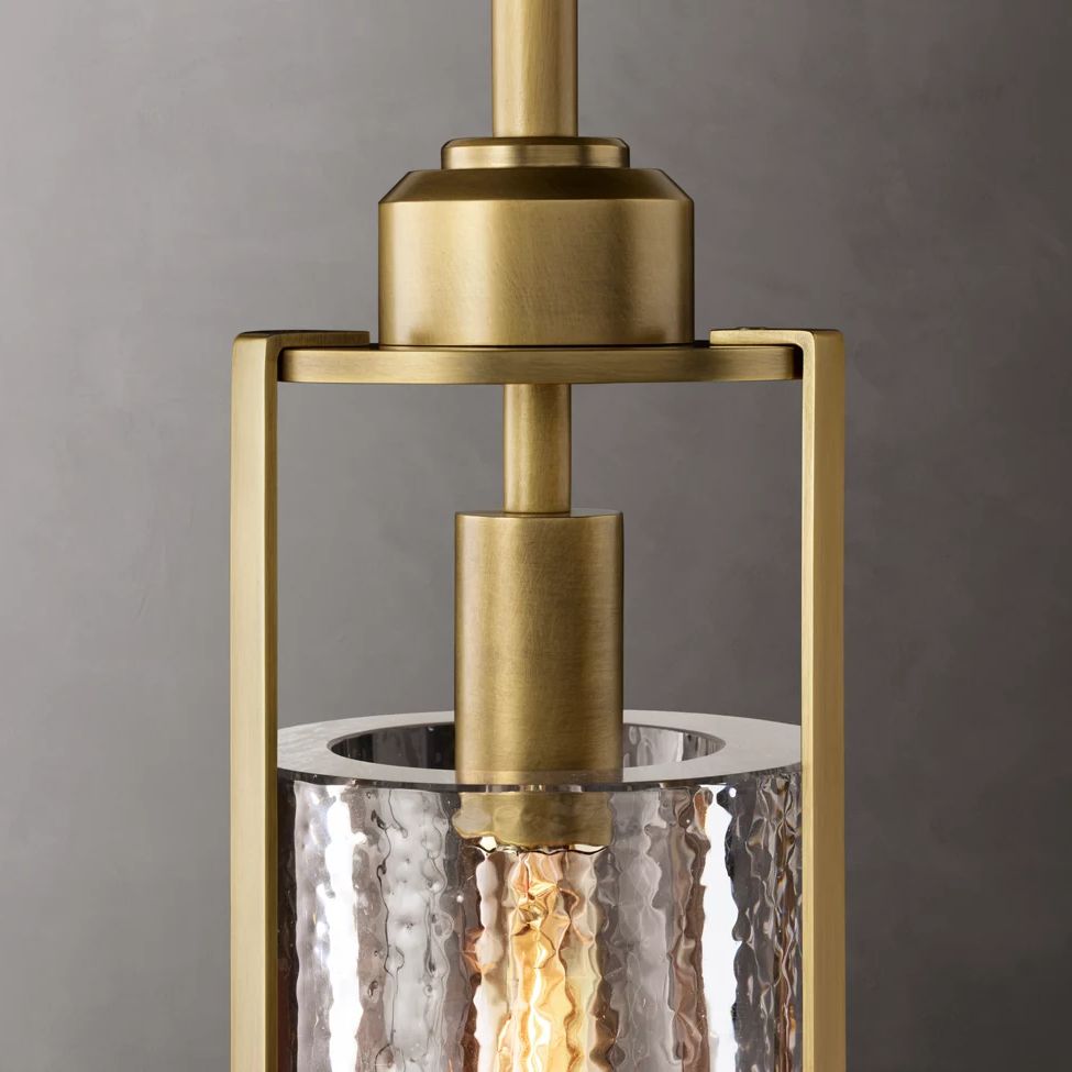 Arpege Glacial Cylinder Pendant Light