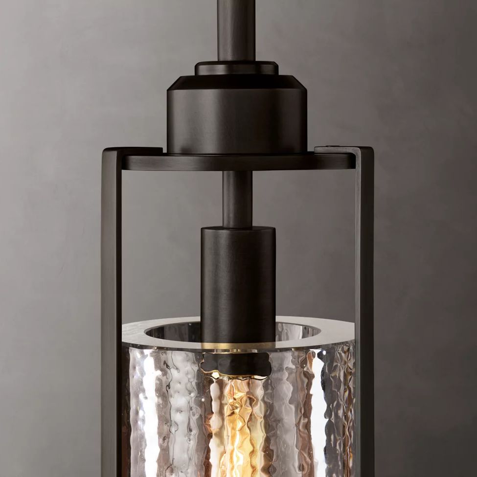 Arpege Glacial Cylinder Pendant Light