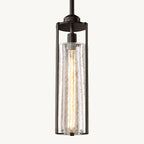 Arpege Glacial Cylinder Pendant Light