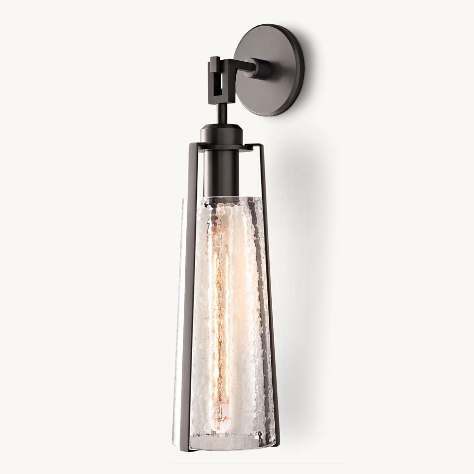 Arpege Glacial Funnel Wall Sconce