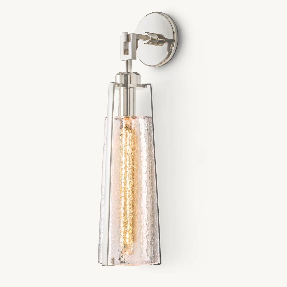 Arpege Glacial Funnel Wall Sconce
