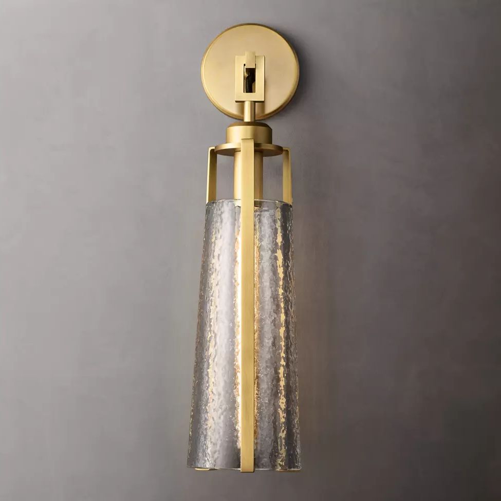 Arpege Glacial Funnel Wall Sconce