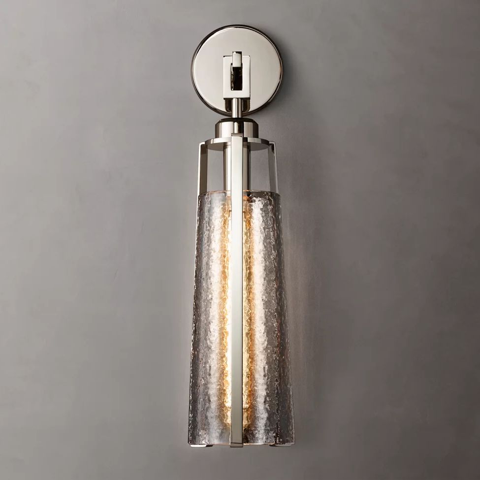 Arpege Glacial Funnel Wall Sconce