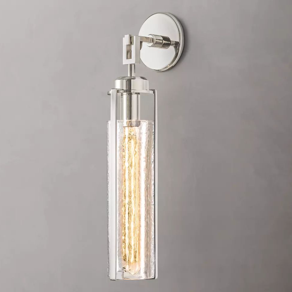 Arpege Glacial Cylinder Wall Sconce