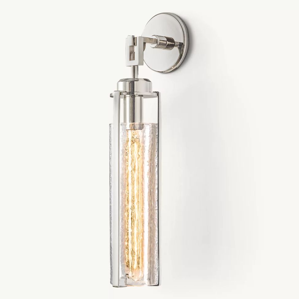 Arpege Glacial Cylinder Wall Sconce