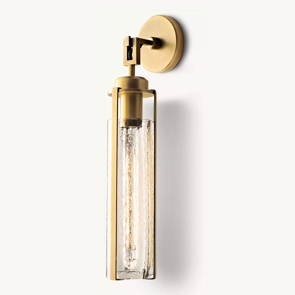 Arpege Glacial Cylinder Wall Sconce