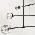 Demaret Sculpted Crystal Mobile Round Chandelier 62"