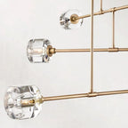 Demaret Sculpted Crystal Mobile Round Chandelier 62"