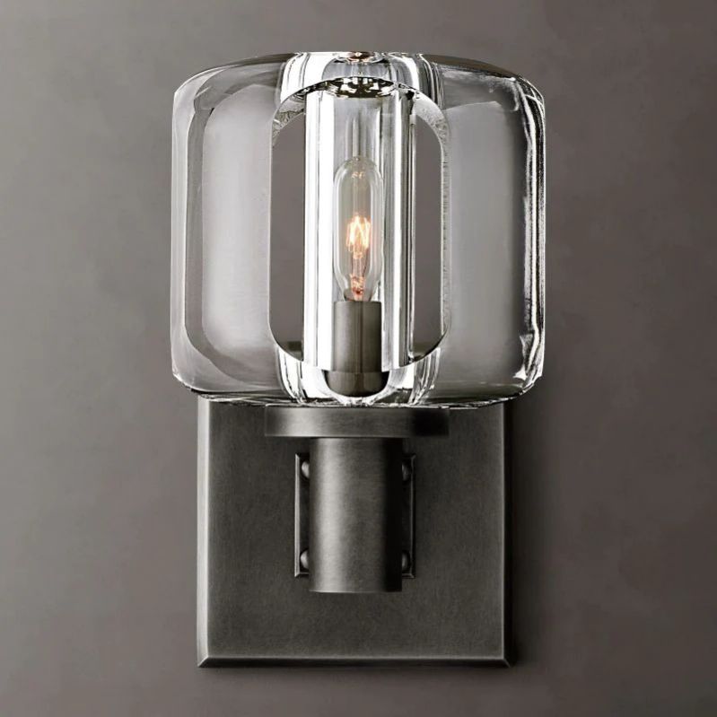 Demaret Sculpted Crystal Wall Sconce