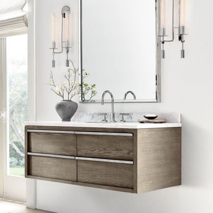 Fontanelle Vintage Glow Double Wall Sconce