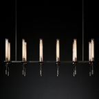 Fontanelle Vintage Glow Linear Chandelier 54"