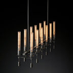 Fontanelle Vintage Glow Linear Chandelier 54"