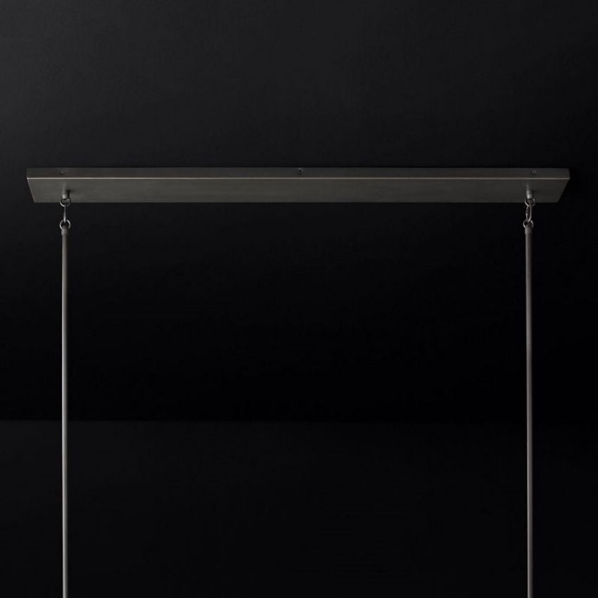 Fontanelle Vintage Glow Linear Chandelier 54"
