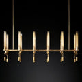 Fontanelle Vintage Glow Linear Chandelier 54"