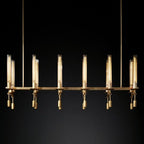 Fontanelle Vintage Glow Linear Chandelier 54"