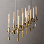 Fontanelle Vintage Glow Linear Chandelier 54"