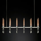 Fontanelle Vintage Glow Linear Chandelier 54"
