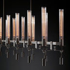 Fontanelle Vintage Glow Linear Chandelier 66"