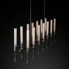 Fontanelle Vintage Glow Linear Chandelier 66"