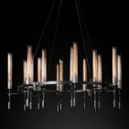 Fontanelle Vintage Glow Round Chandelier 46"