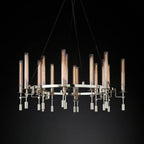 Fontanelle Vintage Glow Round Chandelier 46"