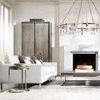 Fontanelle Vintage Glow Round Chandelier 58"