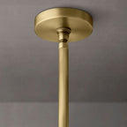 Fontanelle Vintage Glow Round Chandelier 58"