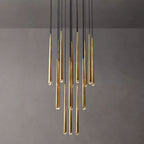 Aquitaine Faceted Cluster Round Chandelier 30"