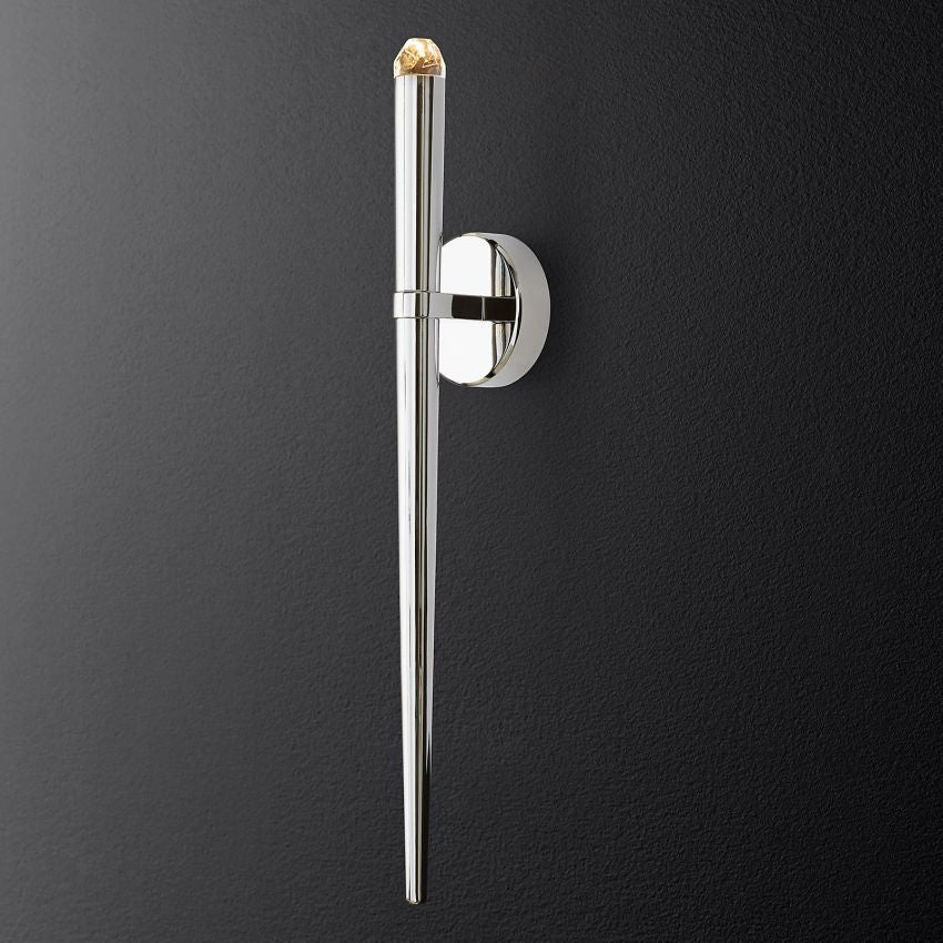 Aquitaine Faceted Cluster Torch Wall Sconce