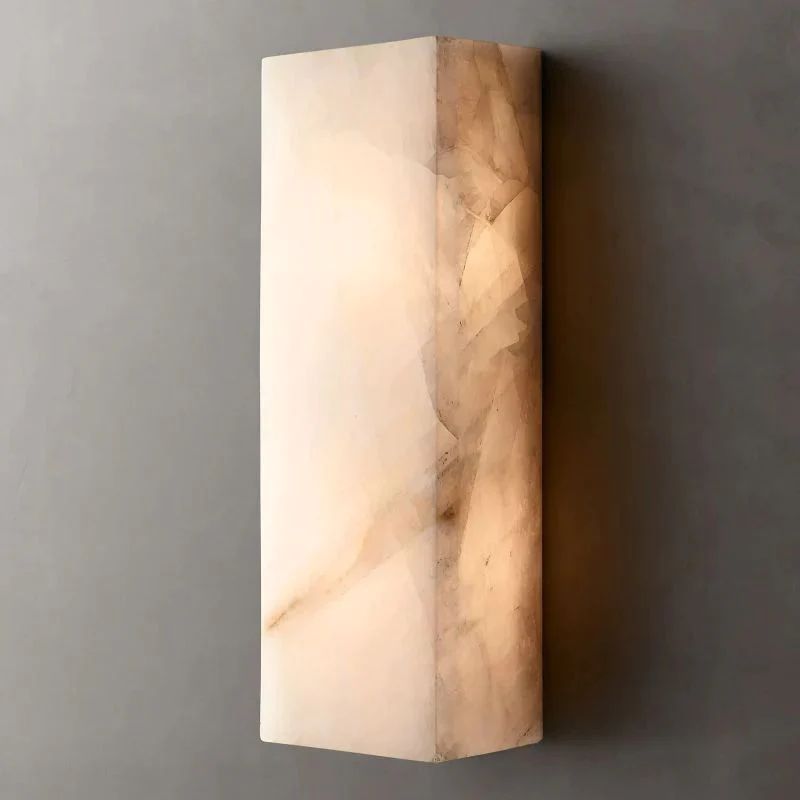 Rivage Veined Alabaster Wall Sconce