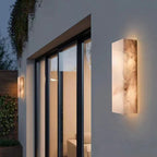 Rivage Veined Alabaster Wall Sconce