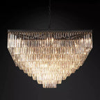 Odeon Deco Prism Tiered Square Chandelier 47"