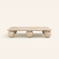 Palla marble coffee table in modern living room setting