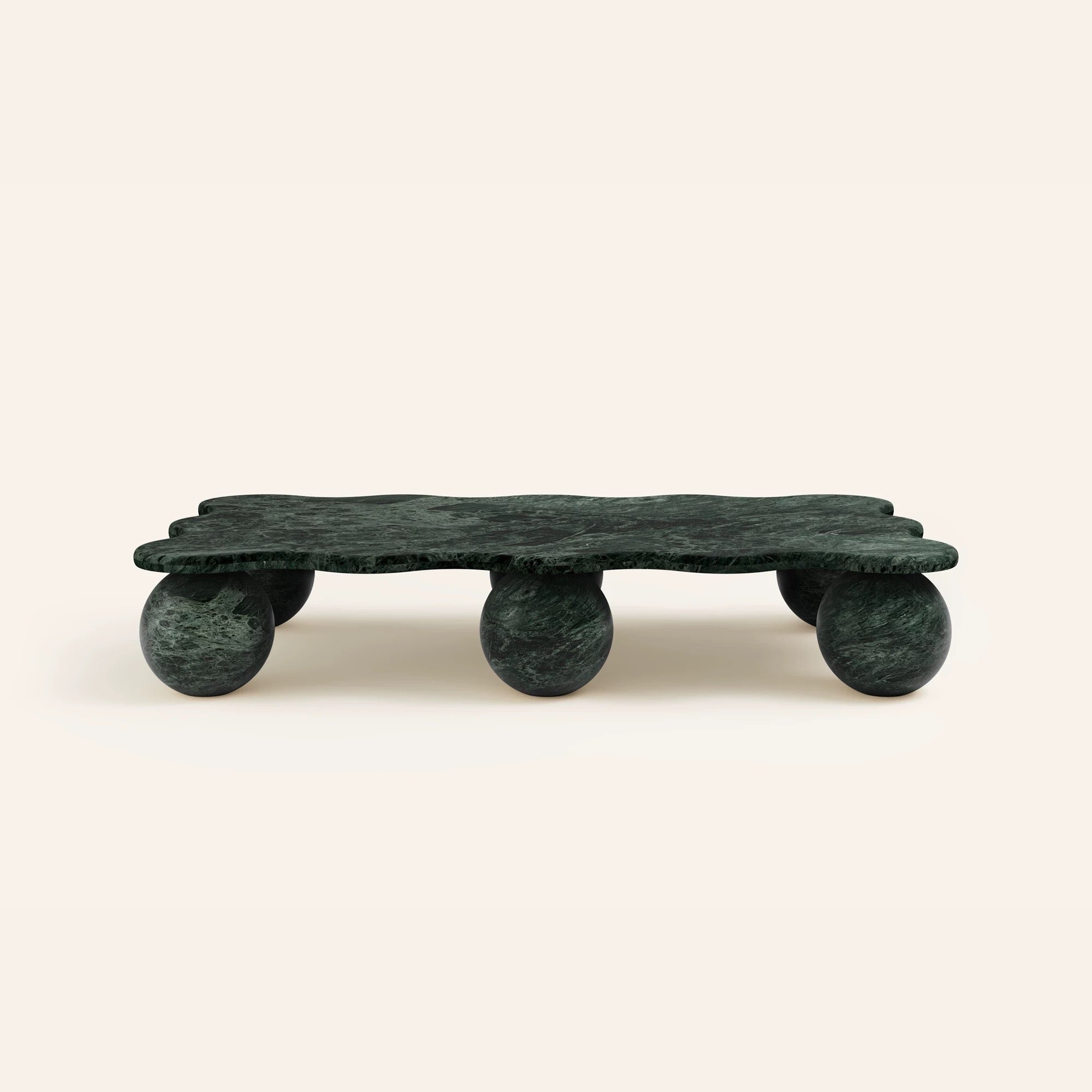 Rectangular Marble Coffee Table – Sculptural Stone Coffee Table (170 cm)