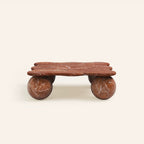 Square stone coffee table inspired by FORM(LA) design