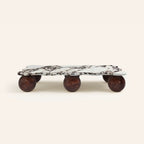 Rectangular Marble Coffee Table – Sculptural Stone Coffee Table (170 cm)