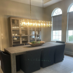 Harlow Faceted Crystal Rectangle Chandelier 54"