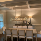 Harlow Faceted Crystal Rectangle Chandelier 54"