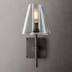 Fulham Tapered Glass Wall Sconce