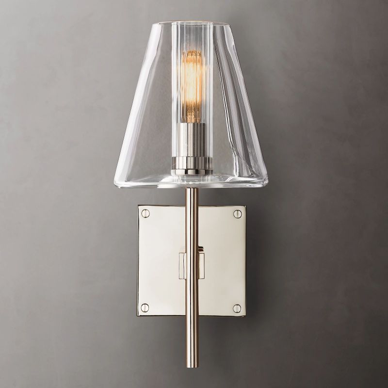 Fulham Tapered Glass Wall Sconce