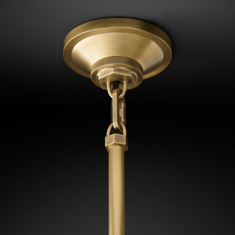 Machinist Glass Funnel Pendant Light