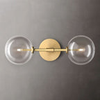 Lucelle Glass Globe Linear Wall Sconce
