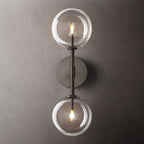 Lucelle Glass Globe Linear Wall Sconce